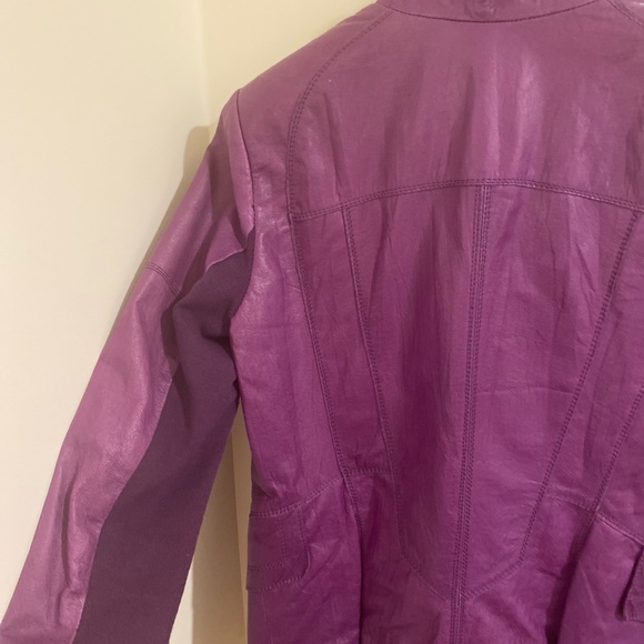 Danier Leather Purple Jacket💜 - Picture 7 of 7